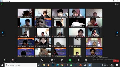 Gudep MTsN 1 Kota Helat PTT Secara Virtual
