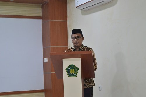 Hakim Sampaikan ini Saat Pisah Sambut Kaur TU Kepada Civitas MTsN 1 Kota