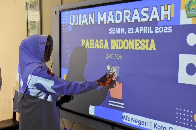 Pembukaan Ujian Madrasah, Kepala Kantor Kemenag Kota Gorontalo Resmikan Ujian dengan Semangat Baru