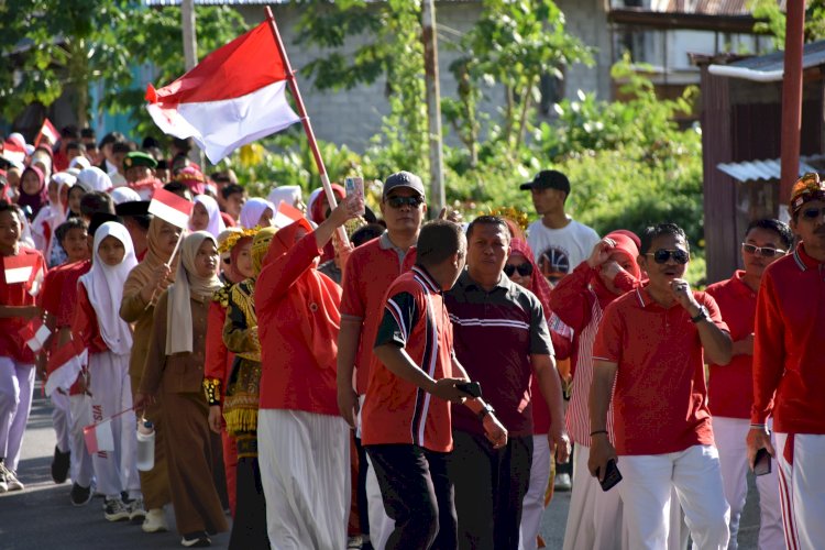 Semarak Karnaval HUT RI Ke-80 di MTsN 1 Kota Gorontalo